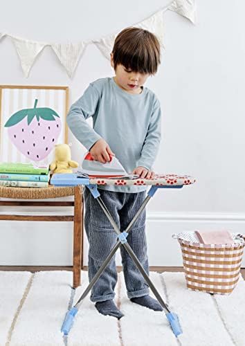 קסדון גיהוץ סט / צעצוע גיהוץ לוח וברזל לילדים בגילים 3 | / מתקפל בגדי איירר וקולבים כלול!